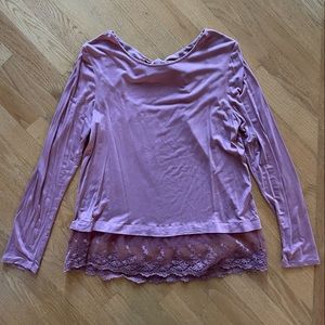 Pink Long Sleeve Shirt